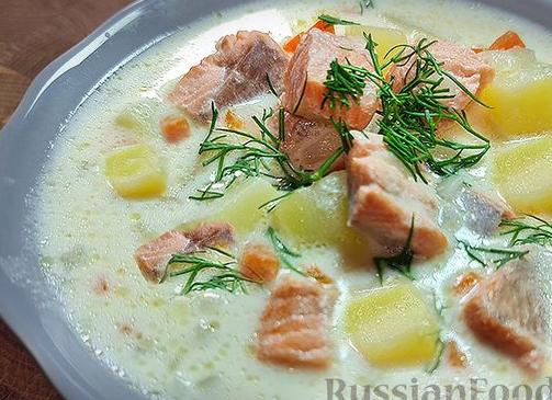 Рыбный суп из форели – рецепт