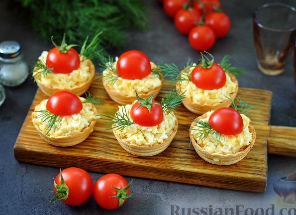 Тарталетки с начинкой рецепты с фото – простые и вкусные